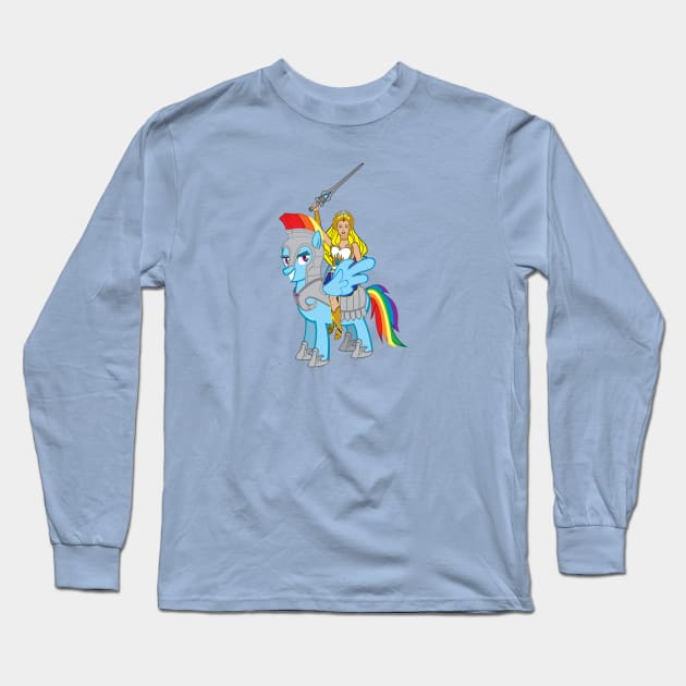 My Little She-Ra Long Sleeve T-Shirt by miniBOB